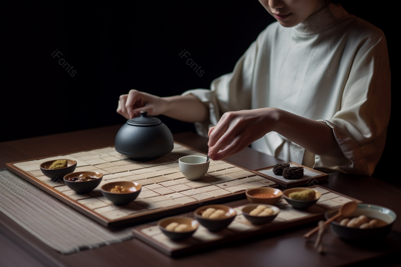 女模特冲茶实拍摄影图,高清,摄影图,摄影图片,图片大全,摄影图免费下载